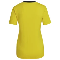 adidas Entrada 22 Voetbalshirt Dames Geel Zwart