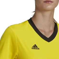 adidas Entrada 22 Voetbalshirt Dames Geel Zwart