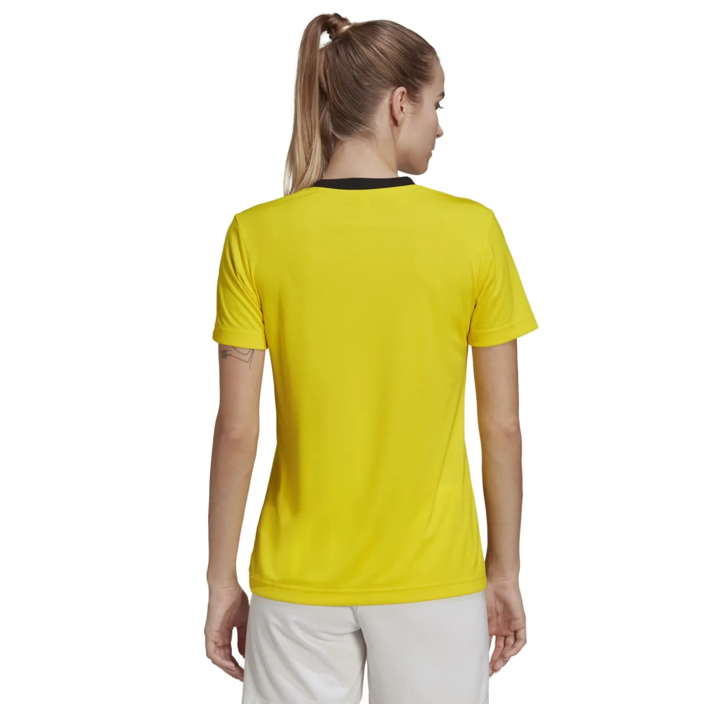 adidas Entrada 22 Voetbalshirt Dames Geel Zwart