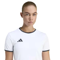 adidas Entrada 26 Voetbalshirt Dames Wit Zwart