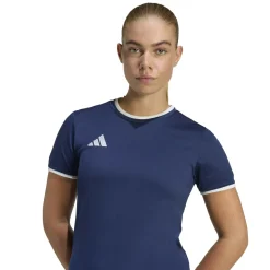 adidas Entrada 26 Voetbalshirt Dames Donkerblauw Wit