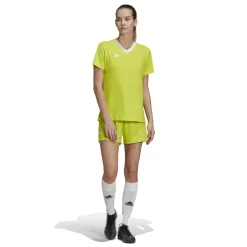 adidas Entrada 22 Voetbalshirt Dames Lichtgroen Wit