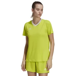 adidas Entrada 22 Voetbalshirt Dames Lichtgroen Wit