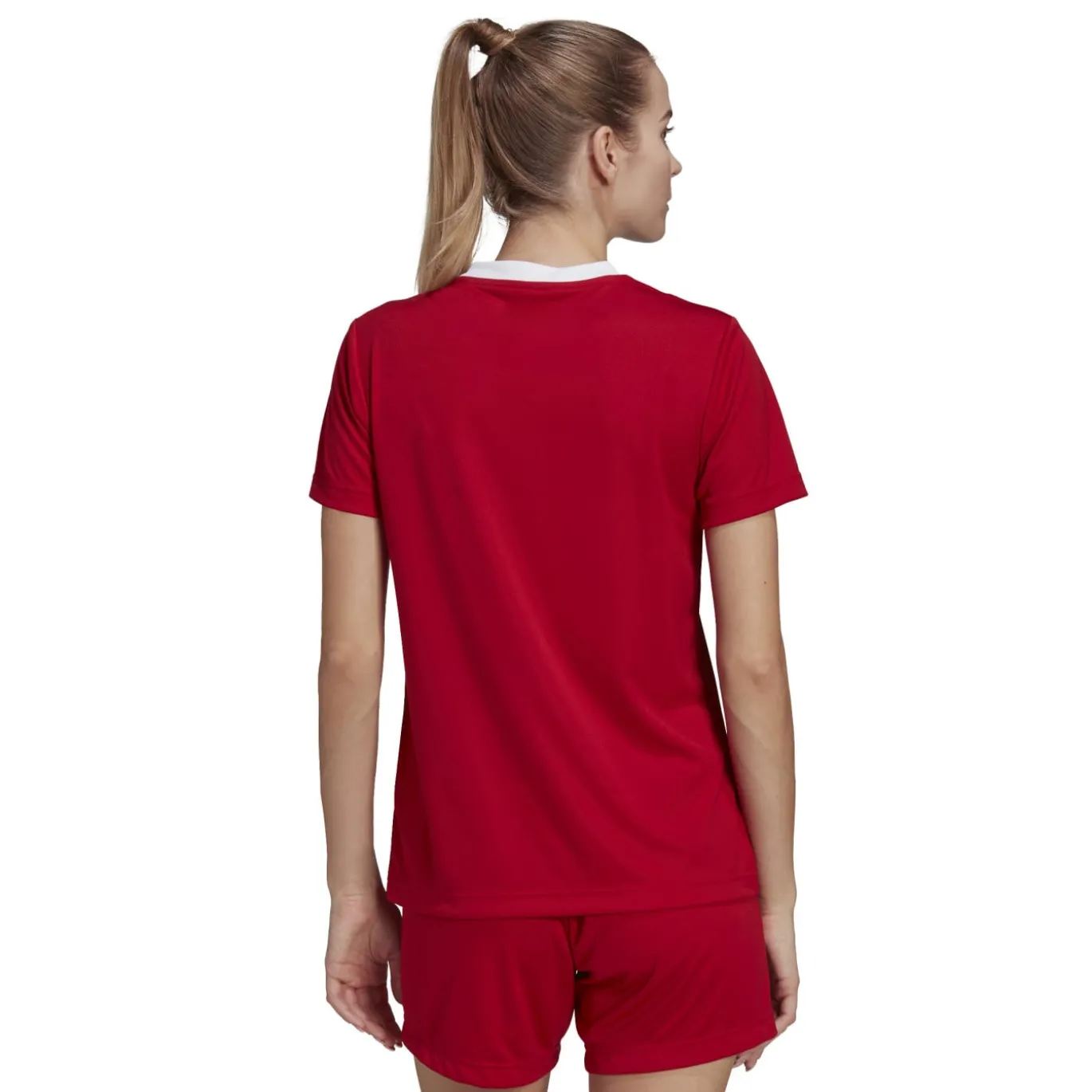 adidas Entrada 22 Voetbalshirt Dames Rood Wit
