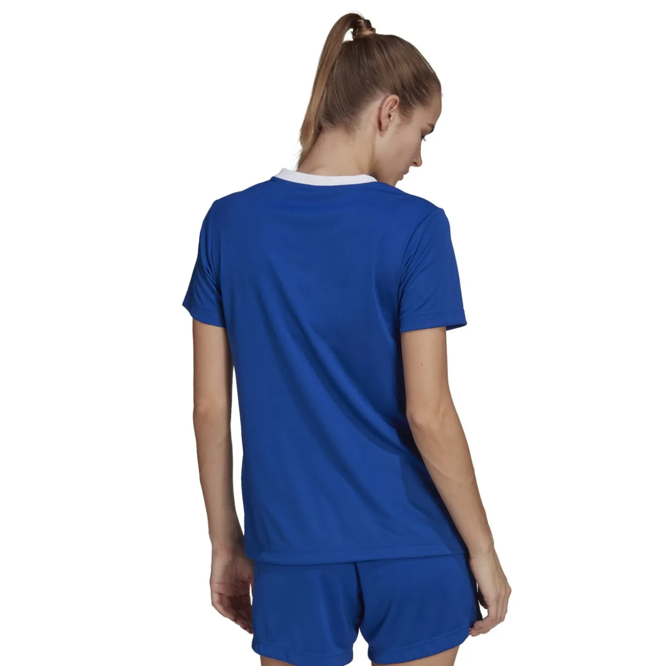 adidas Entrada 22 Voetbalshirt Dames Blauw Wit