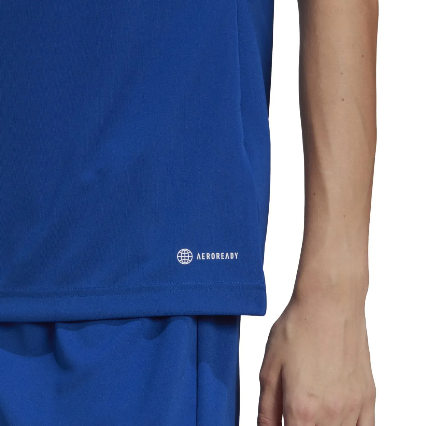 adidas Entrada 22 Voetbalshirt Dames Blauw Wit