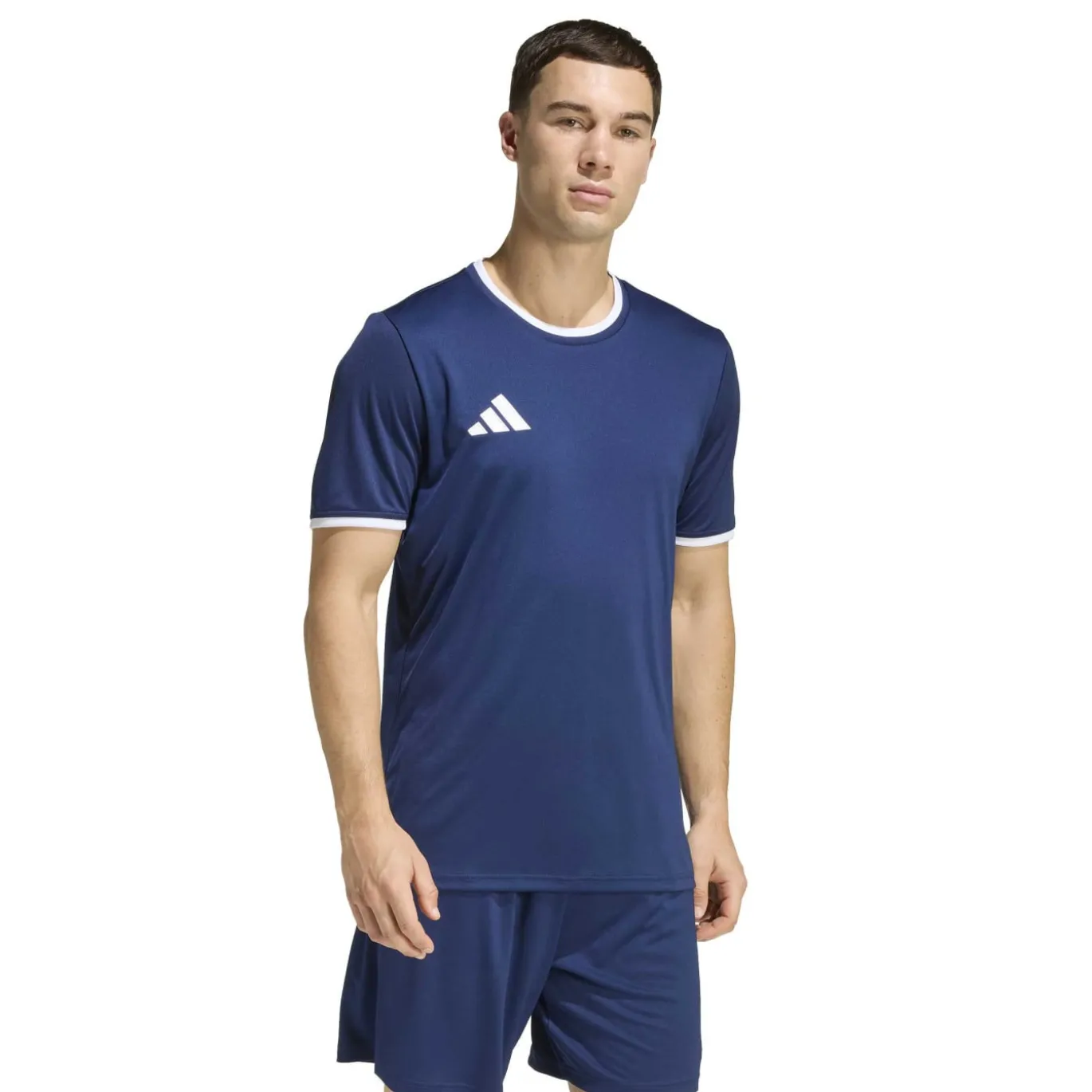 adidas Entrada 26 Voetbalshirt Donkerblauw Wit