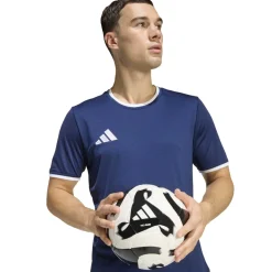 adidas Entrada 26 Voetbalshirt Donkerblauw Wit