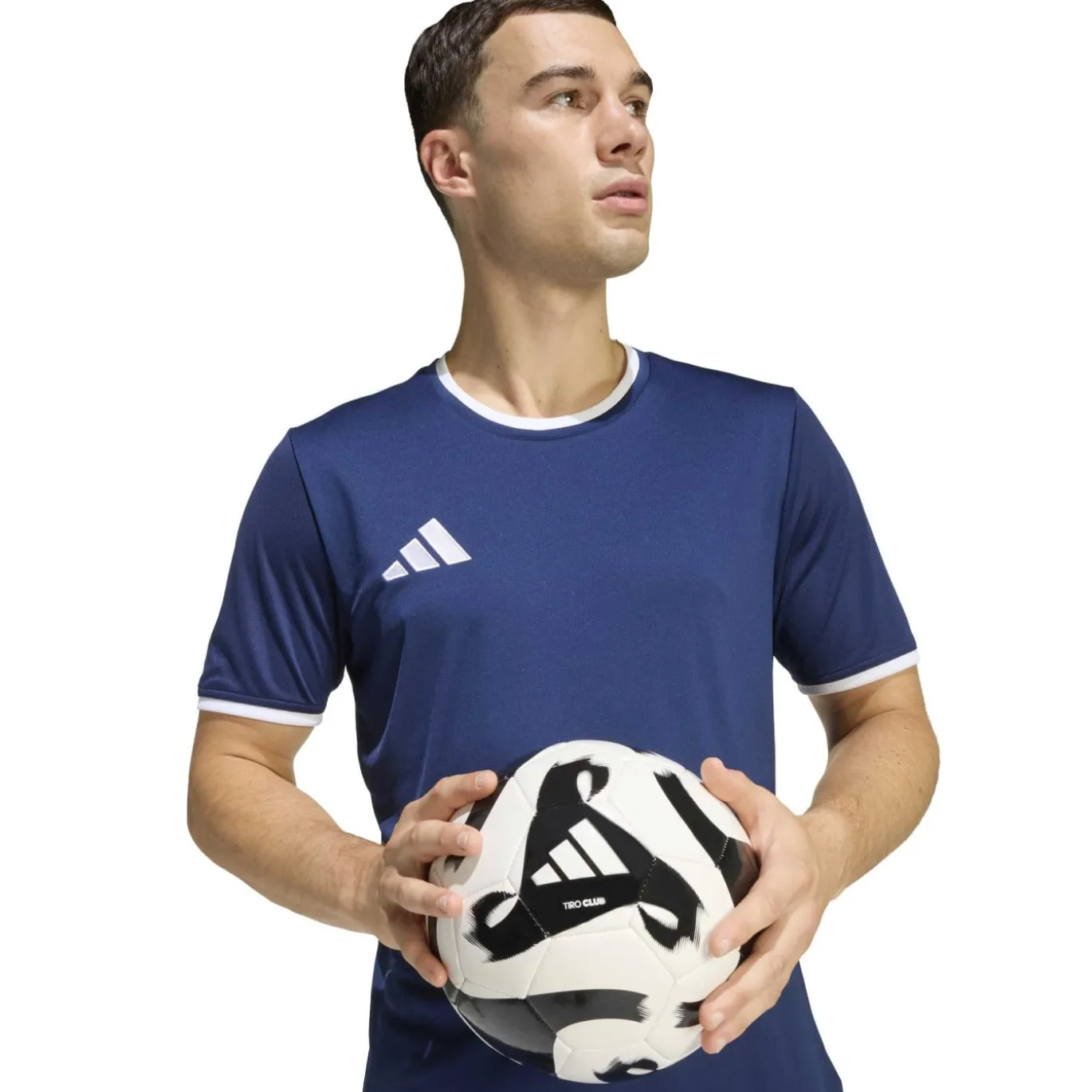 adidas Entrada 26 Voetbalshirt Donkerblauw Wit