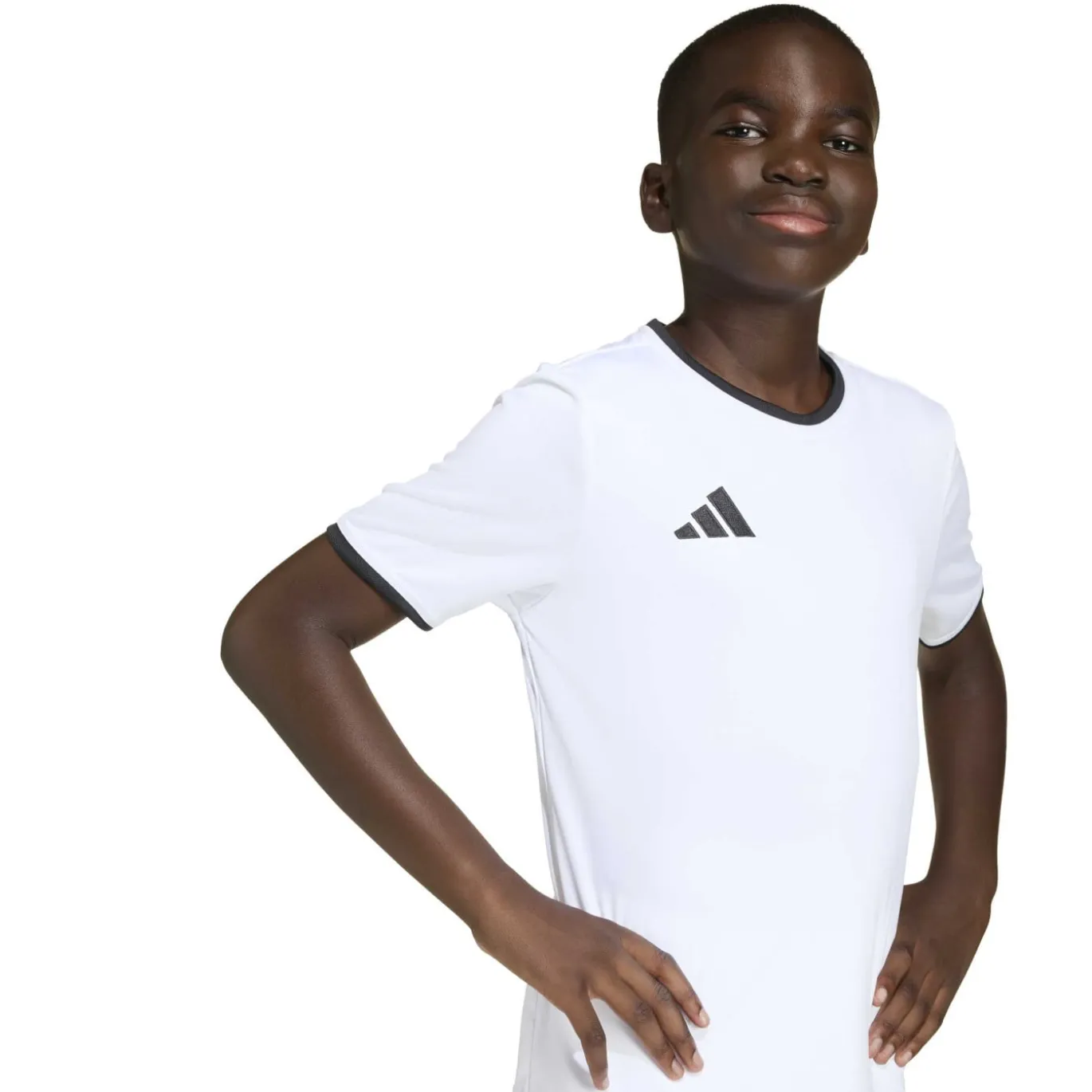 adidas Entrada 26 Voetbalshirt Kids Wit Zwart