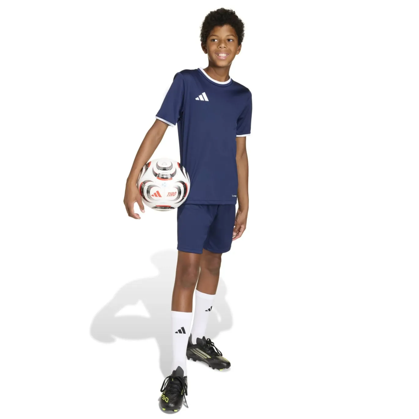 adidas Entrada 26 Voetbalshirt Kids Donkerblauw Wit