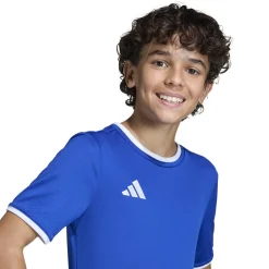adidas Entrada 26 Voetbalshirt Kids Blauw Wit