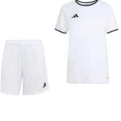 adidas Entrada 26 Voetbaltenue Dames Wit Zwart