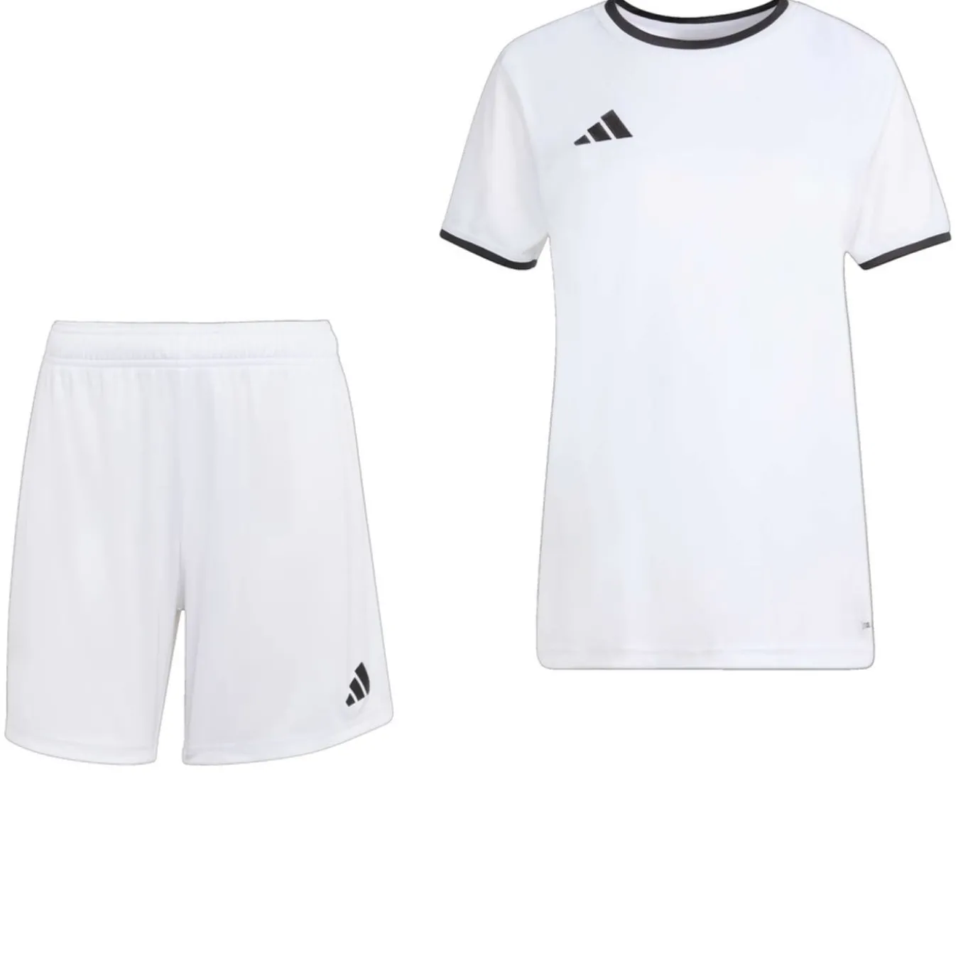 adidas Entrada 26 Voetbaltenue Dames Wit Zwart