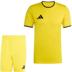 adidas Entrada 26 Voetbaltenue Geel Zwart