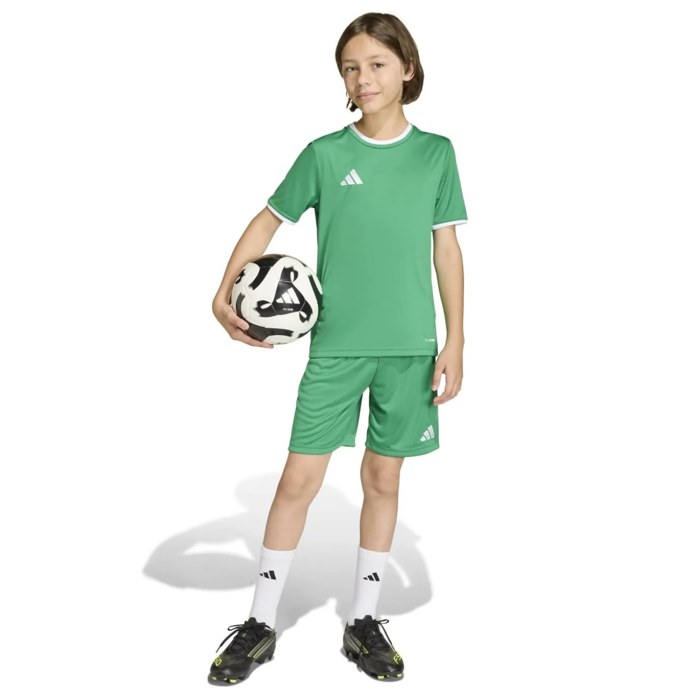 adidas Entrada 26 Voetbaltenue Kids Groen Wit