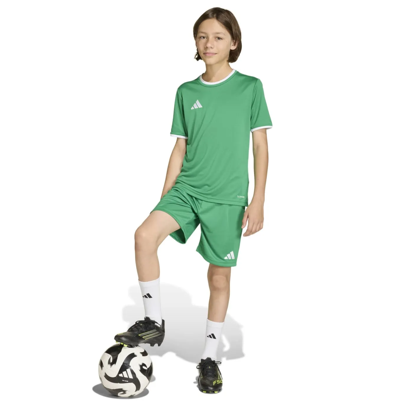 adidas Entrada 26 Voetbaltenue Kids Groen Wit