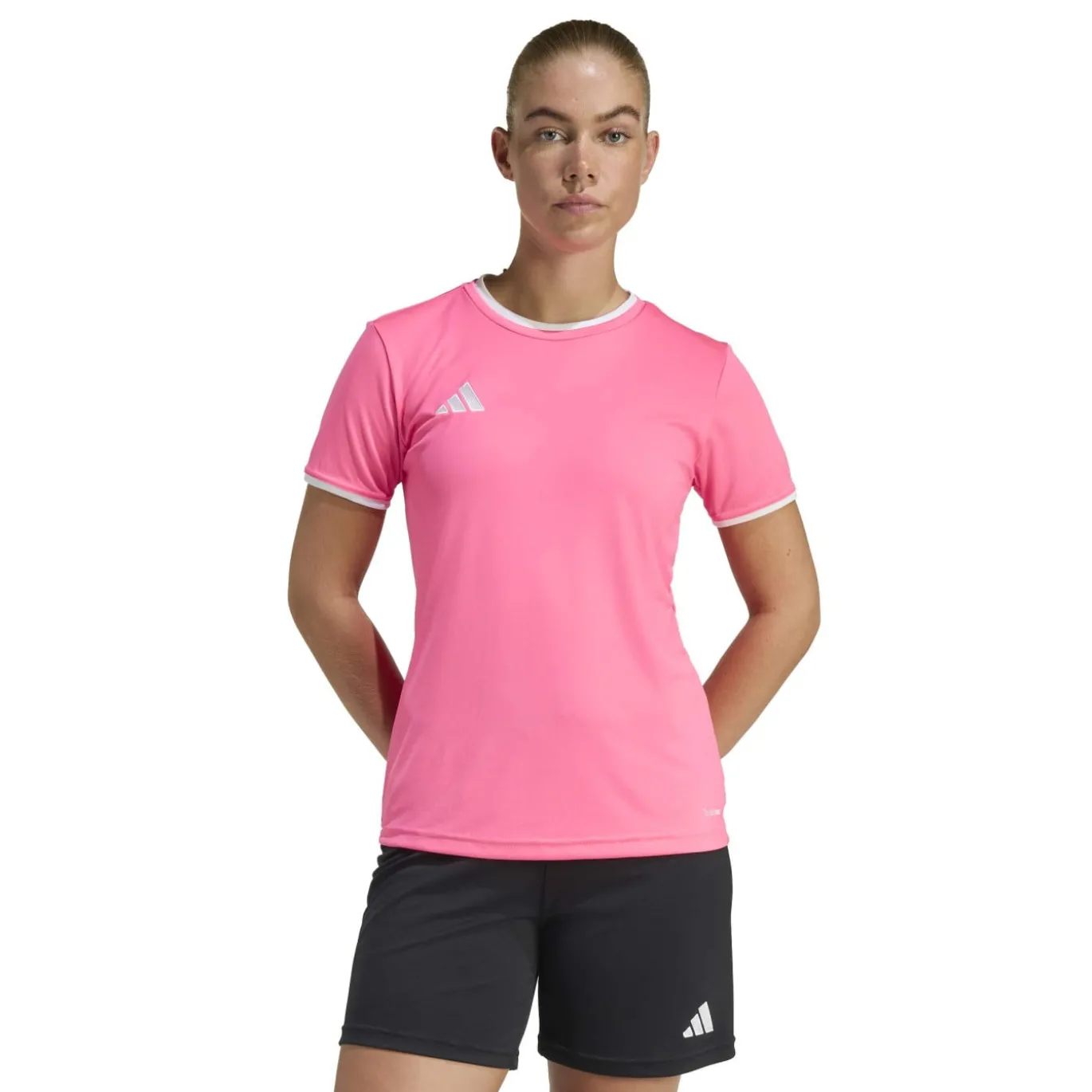 adidas Entrada 26 Voetbaltenue Dames Roze Zwart