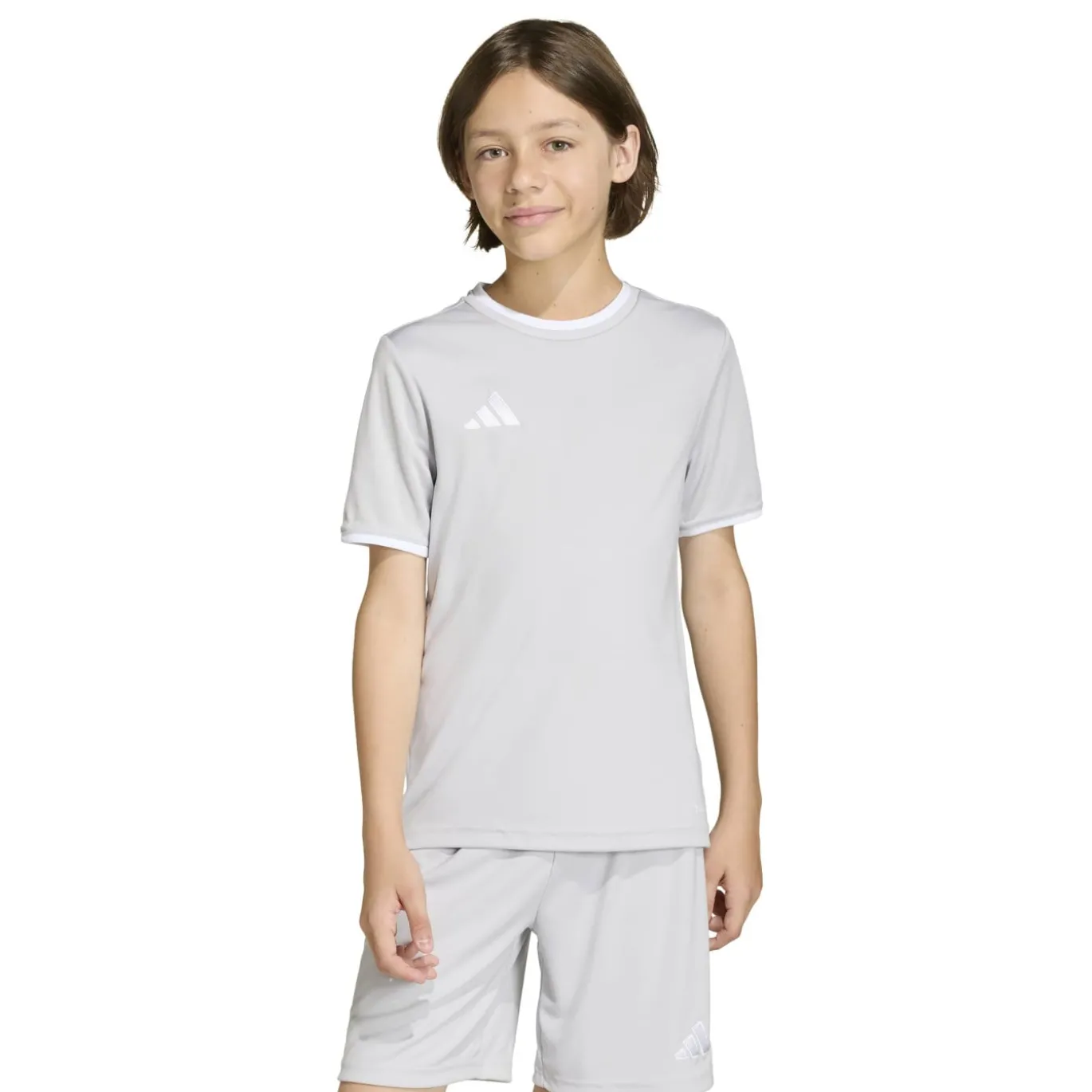 adidas Entrada 26 Voetbaltenue Kids Grijs Wit