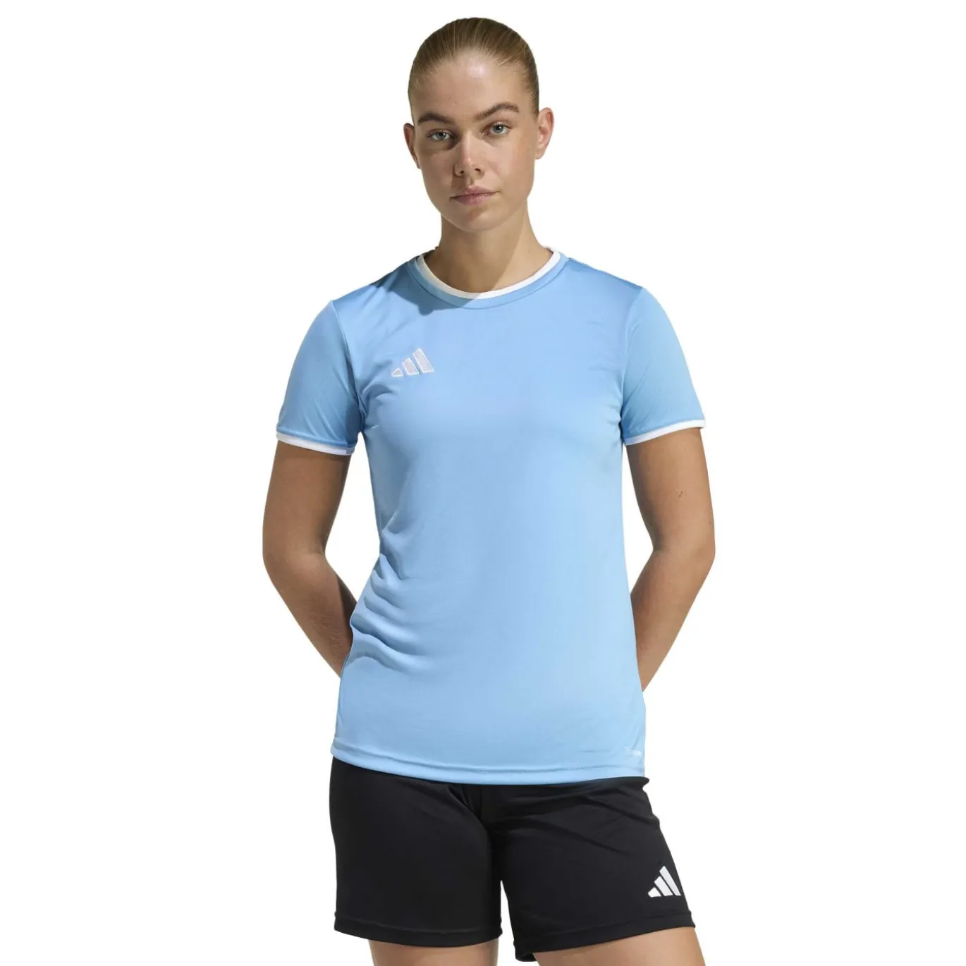 adidas Entrada 26 Voetbaltenue Dames Lichtblauw Zwart