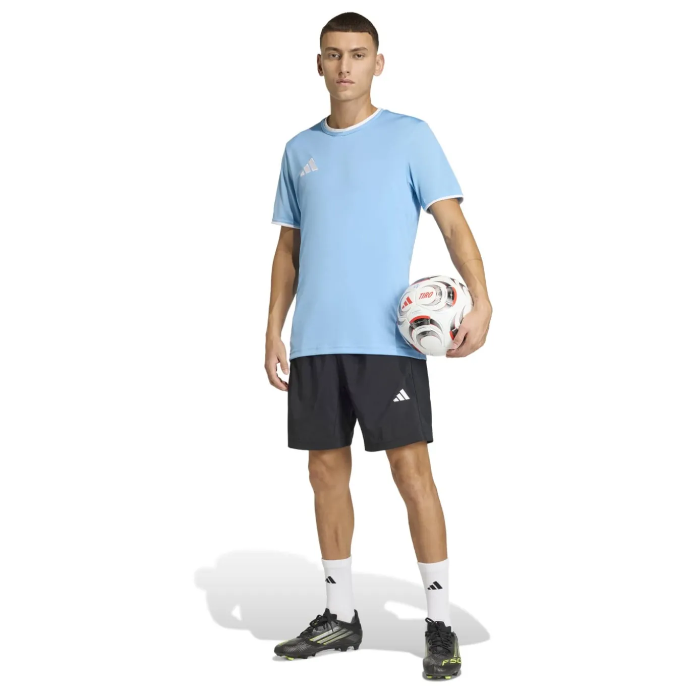 adidas Entrada 26 Voetbaltenue Lichtblauw Zwart