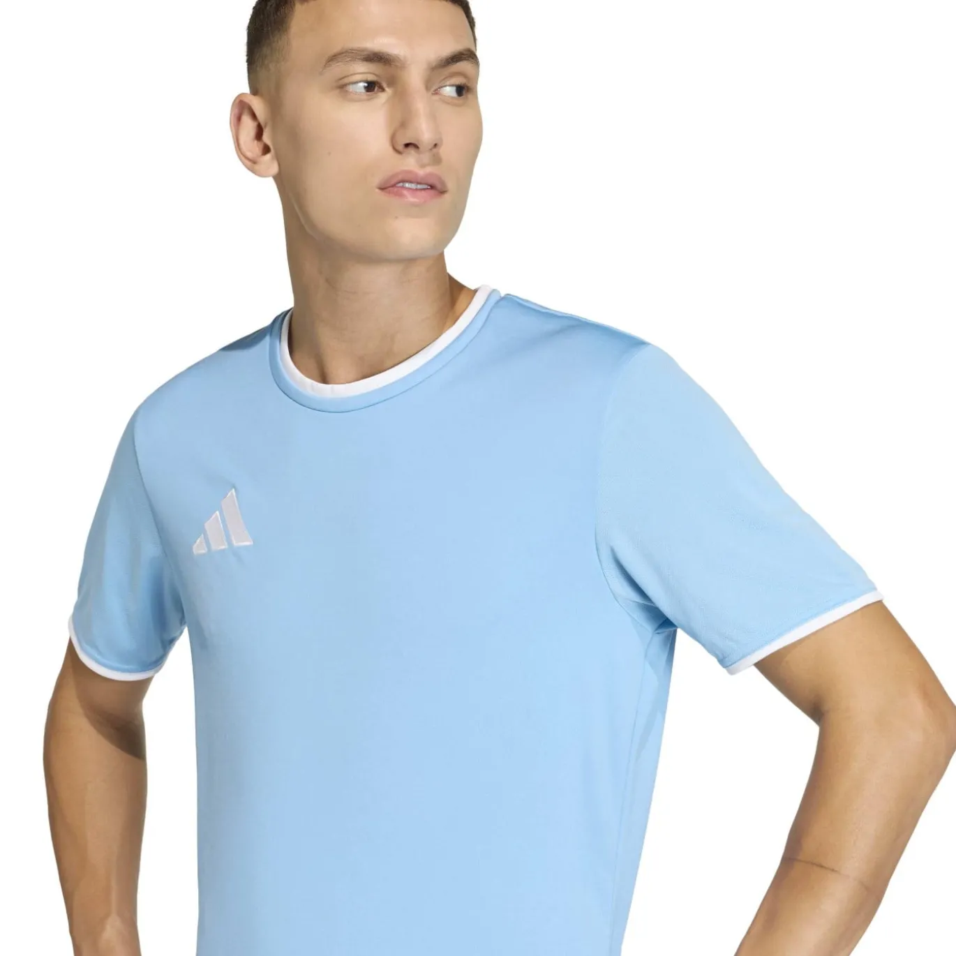 adidas Entrada 26 Voetbaltenue Lichtblauw Zwart