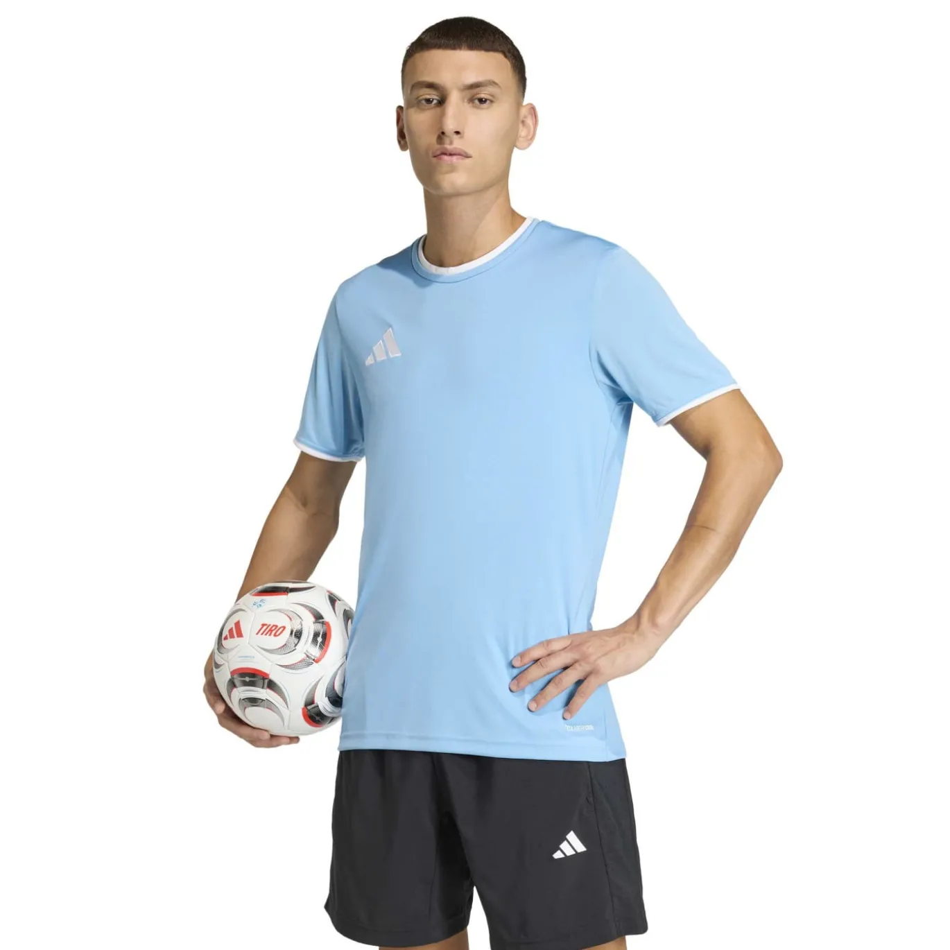 adidas Entrada 26 Voetbaltenue Lichtblauw Zwart