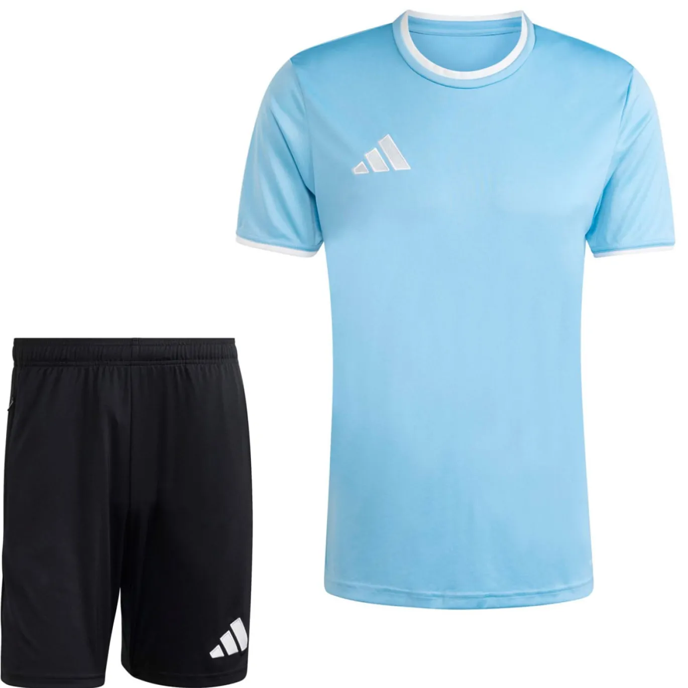 adidas Entrada 26 Voetbaltenue Lichtblauw Zwart