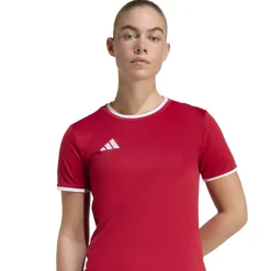 adidas Entrada 26 Voetbaltenue Dames Rood Wit