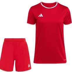 adidas Entrada 26 Voetbaltenue Dames Rood Wit