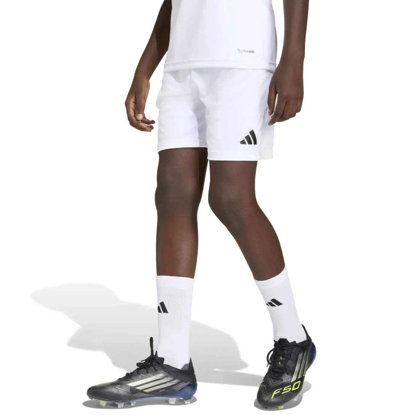 adidas Entrada 26 Voetbaltenue Kids Wit Zwart