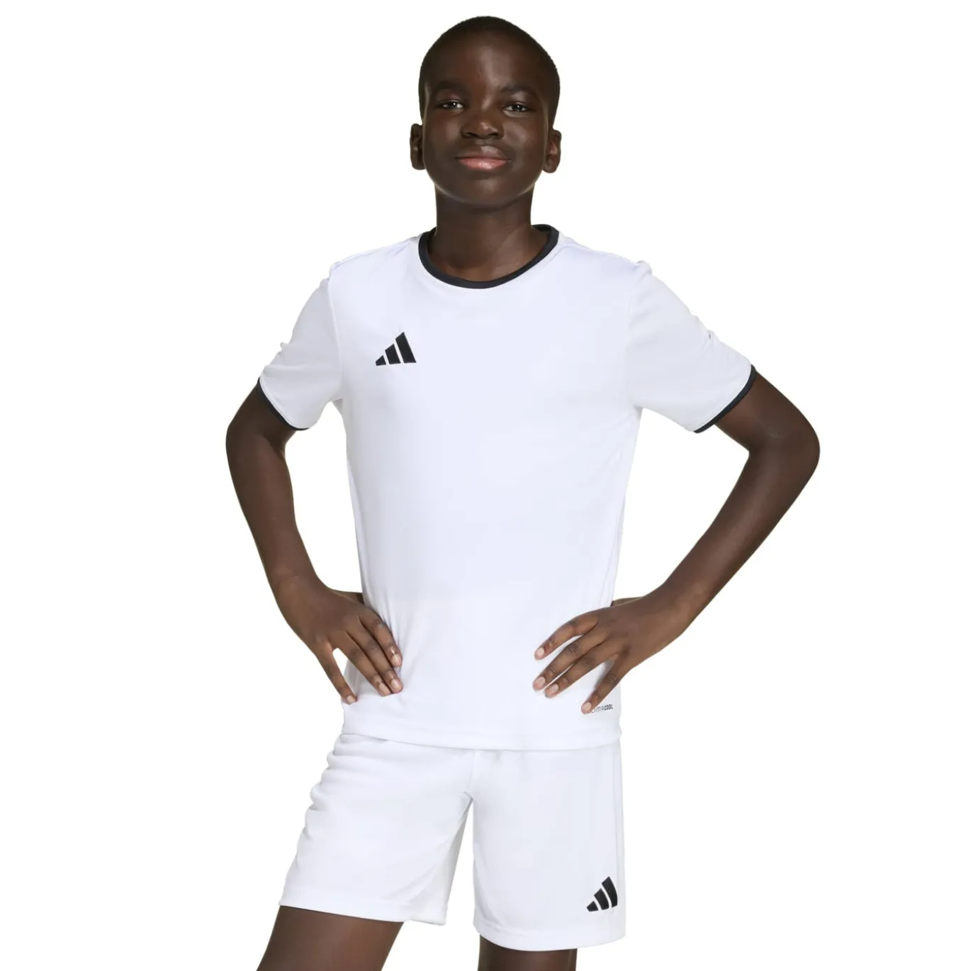adidas Entrada 26 Voetbaltenue Kids Wit Zwart