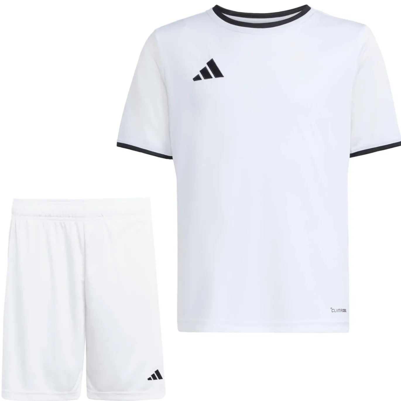 adidas Entrada 26 Voetbaltenue Kids Wit Zwart
