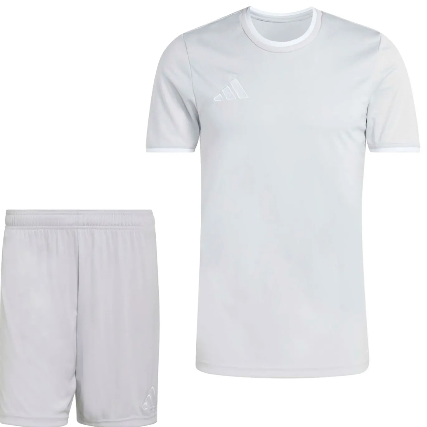 adidas Entrada 26 Voetbaltenue Grijs Wit