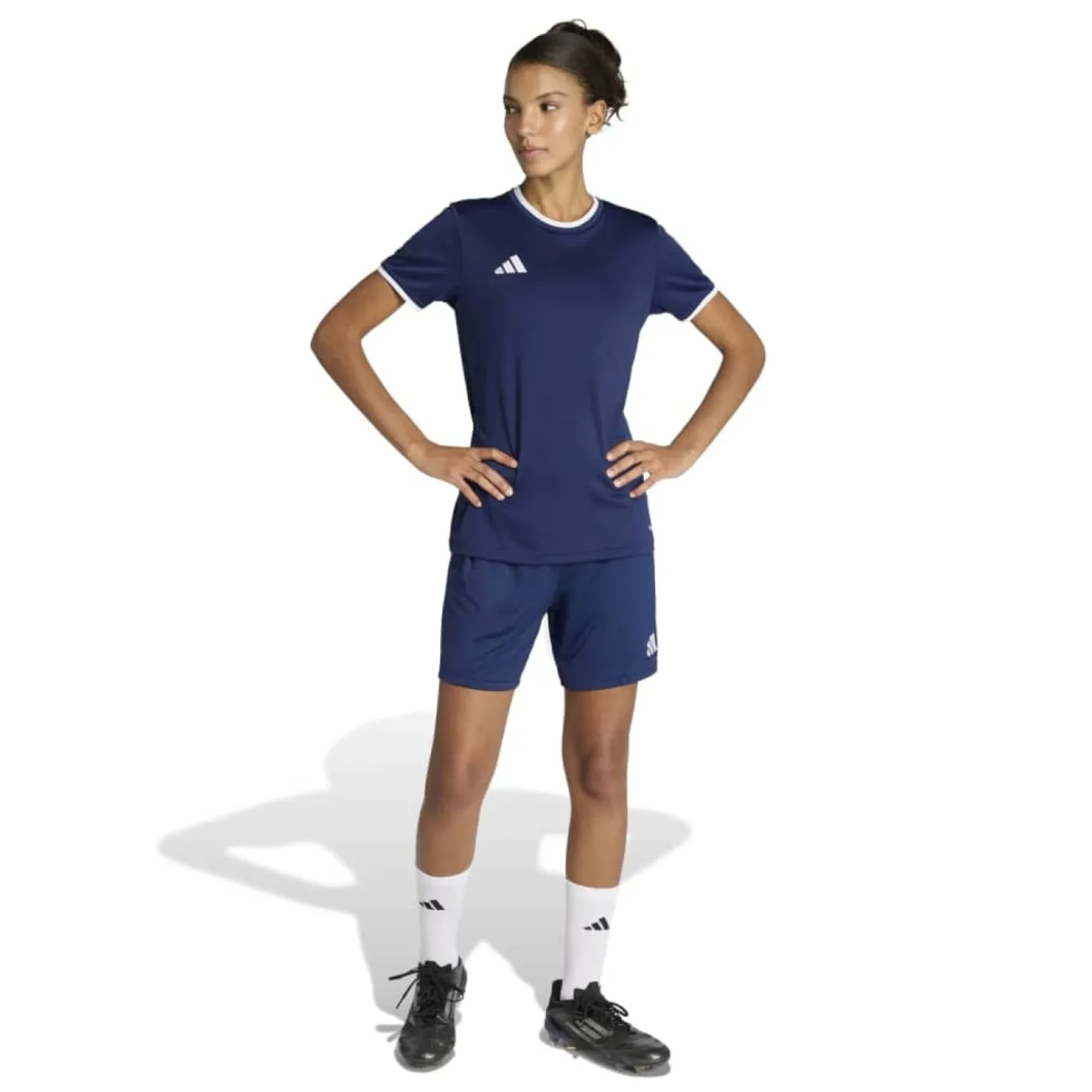 adidas Entrada 26 Voetbaltenue Dames Donkerblauw Wit