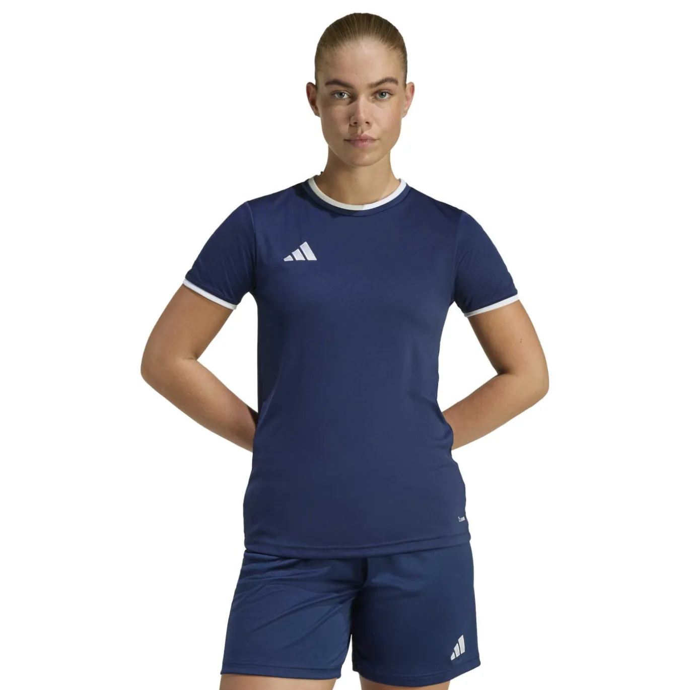 adidas Entrada 26 Voetbaltenue Dames Donkerblauw Wit