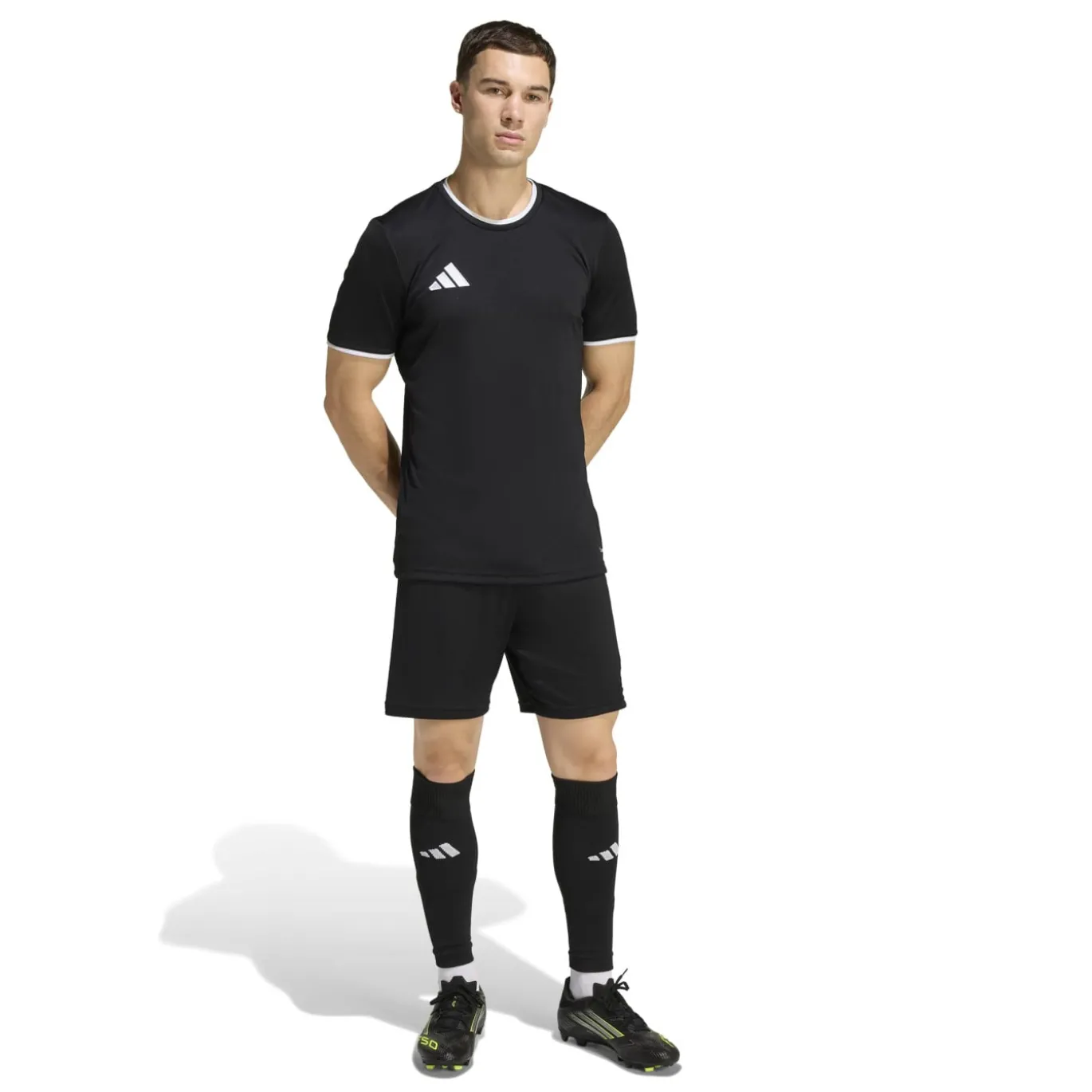 adidas Entrada 26 Voetbaltenue Zwart Wit