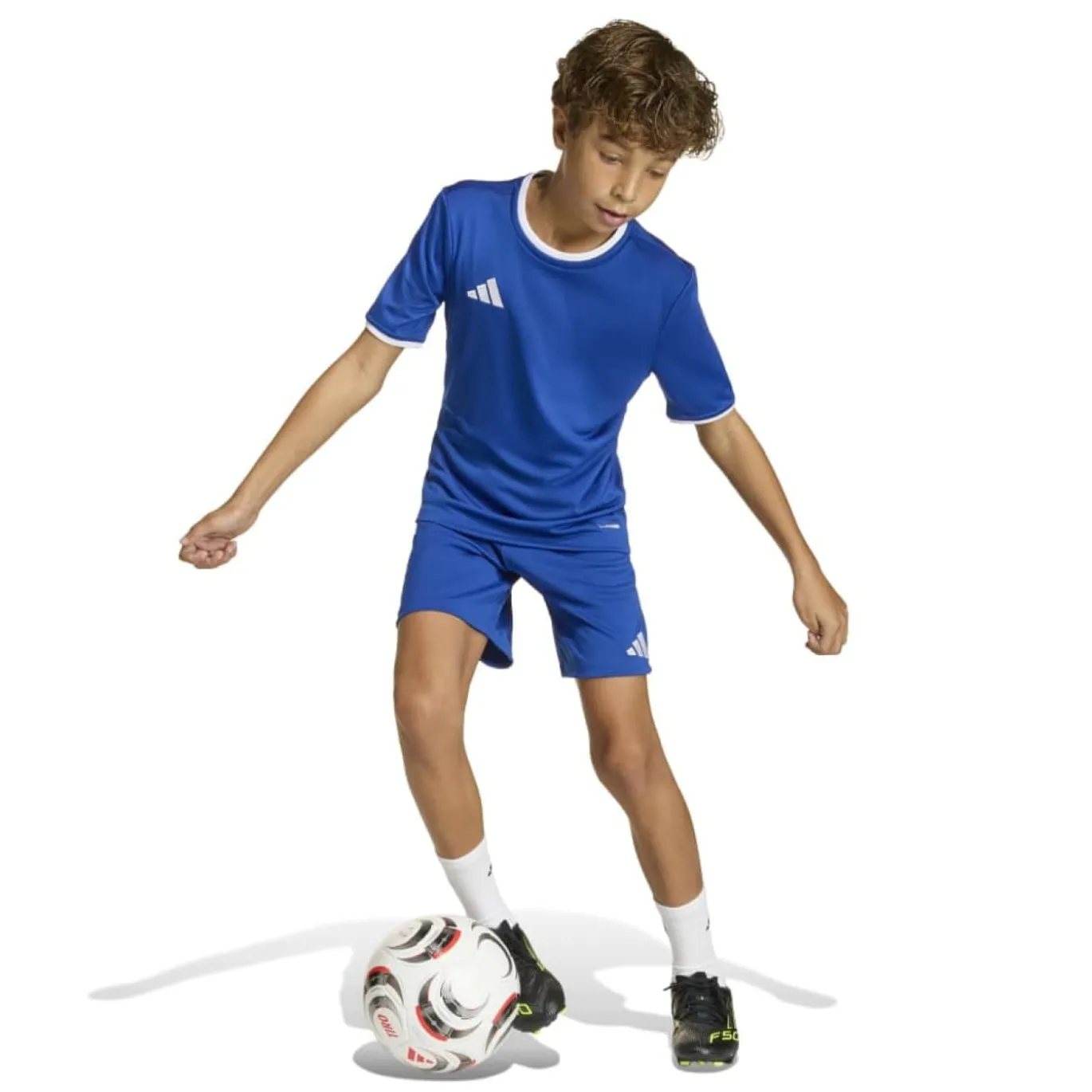 adidas Entrada 26 Voetbaltenue Kids Blauw Wit