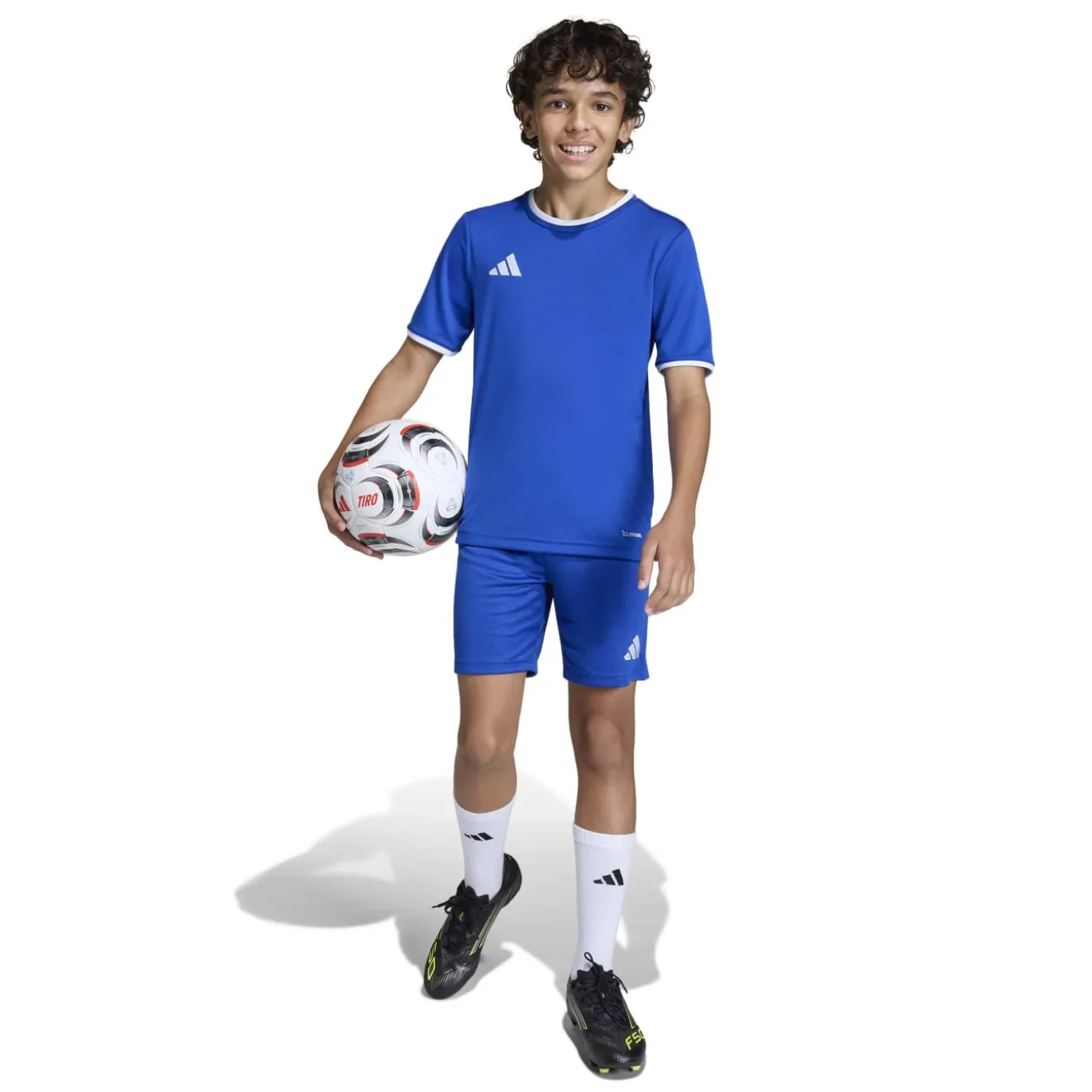 adidas Entrada 26 Voetbaltenue Kids Blauw Wit
