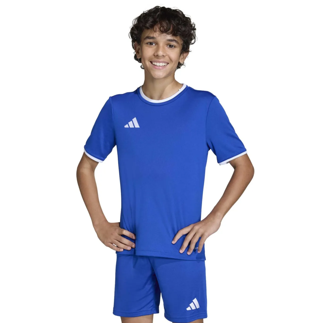 adidas Entrada 26 Voetbaltenue Kids Blauw Wit