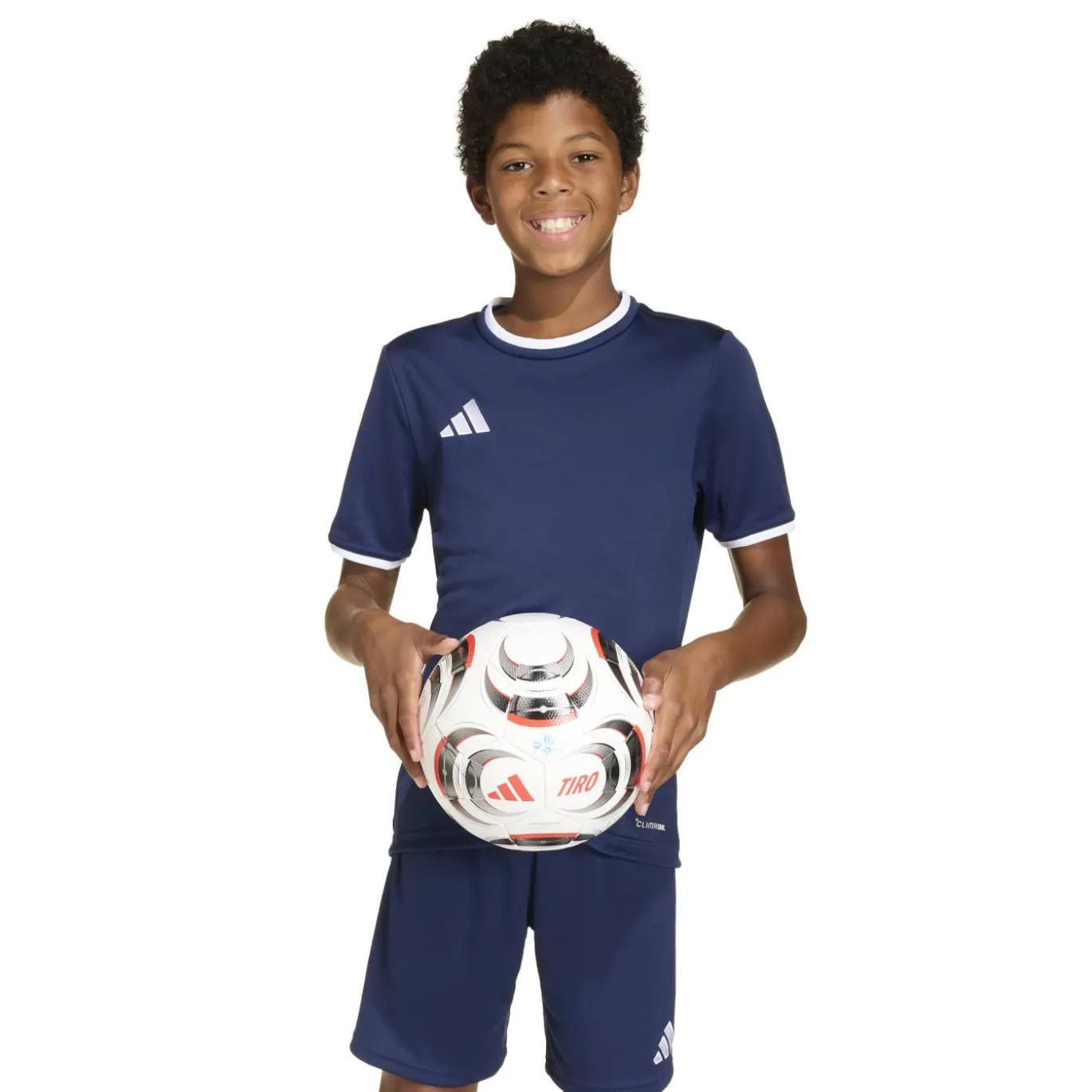 adidas Entrada 26 Voetbaltenue Kids Donkerblauw Wit