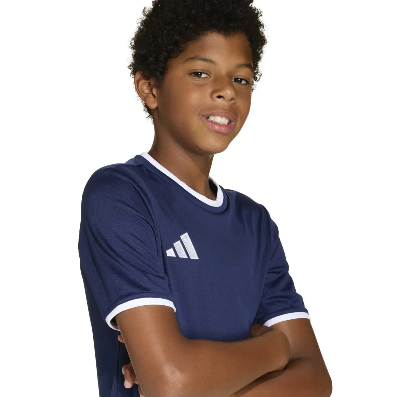 adidas Entrada 26 Voetbaltenue Kids Donkerblauw Wit