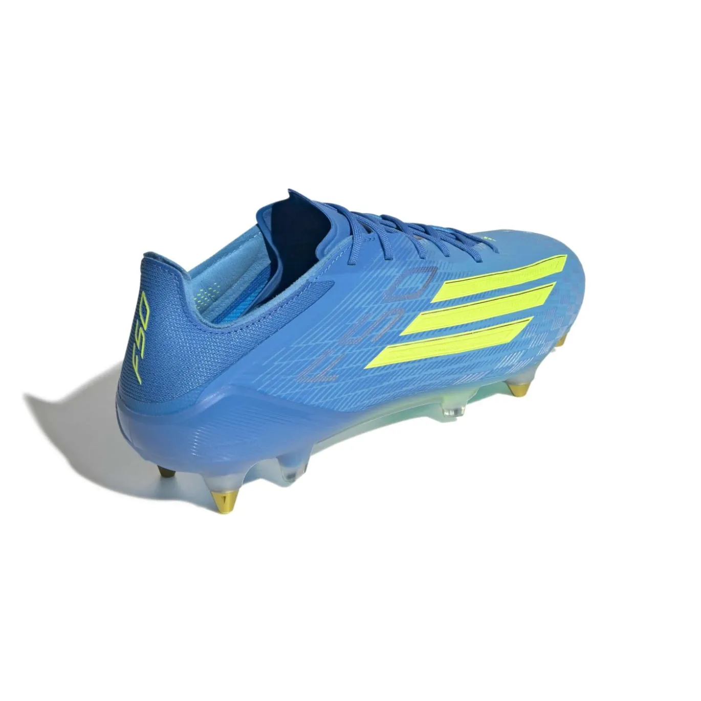 adidas F50 Elite IJzeren-Nop Voetbalschoenen (SG) Blauw Neongeel