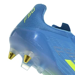 adidas F50 Elite IJzeren-Nop Voetbalschoenen (SG) Blauw Neongeel