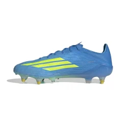 adidas F50 Elite IJzeren-Nop Voetbalschoenen (SG) Blauw Neongeel
