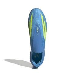adidas F50 Elite Veterloze Gras Voetbalschoenen (FG) Blauw Neongeel