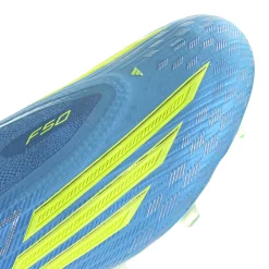 adidas F50 Elite Veterloze Gras Voetbalschoenen (FG) Blauw Neongeel