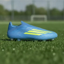 adidas F50 Elite Veterloze IJzeren-Nop Voetbalschoenen (SG) Blauw Neongeel