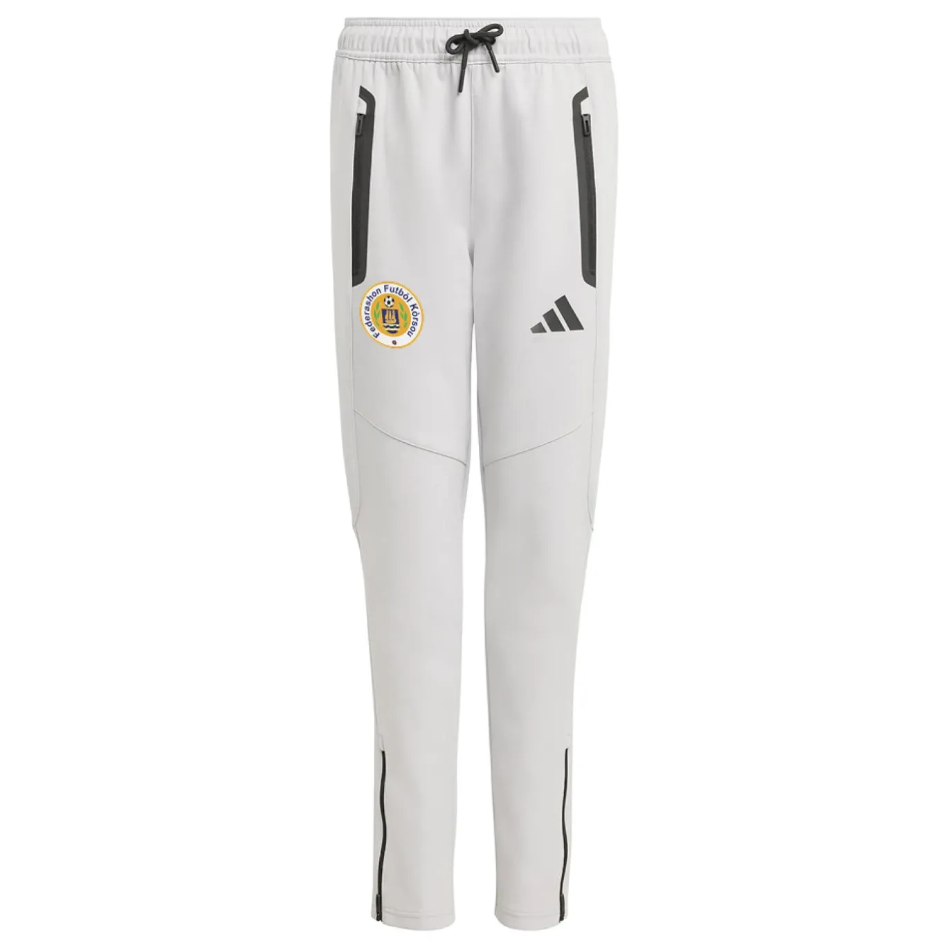 adidas FFK Curaçao Tiro Travel Joggingbroek 2026-2028 Kids Grijs
