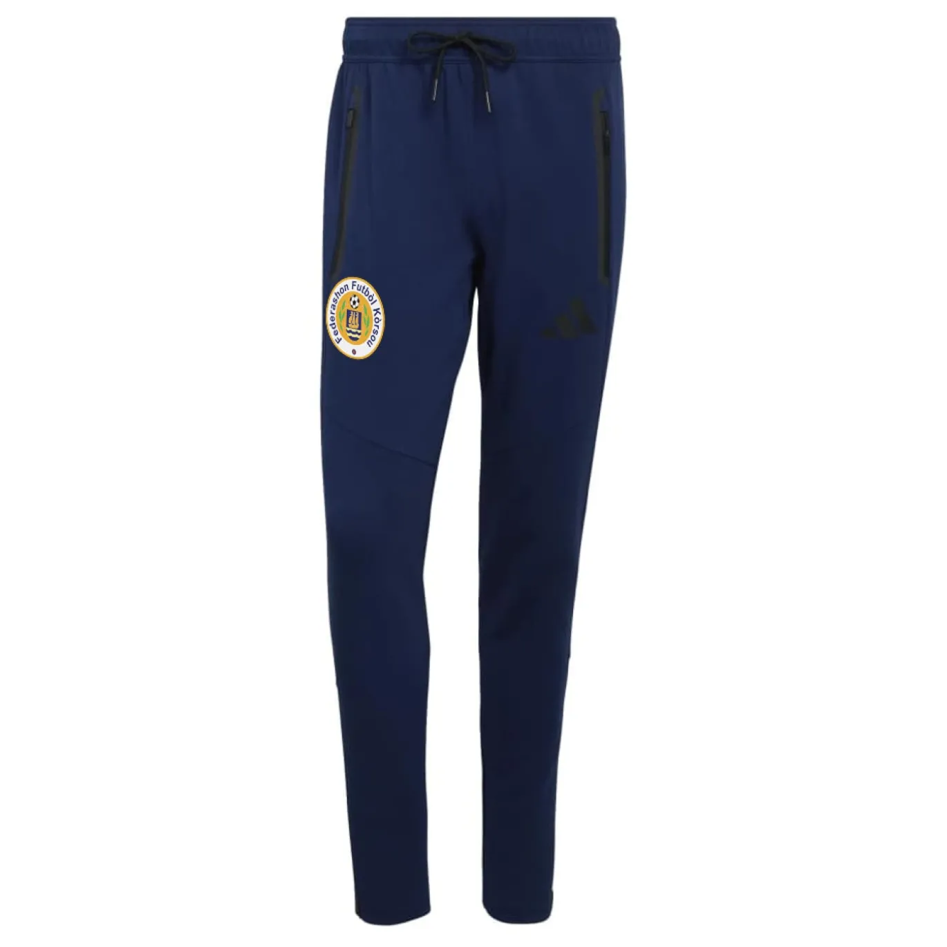adidas FFK Curaçao Tiro Travel Joggingbroek 2026-2028 Donkerblauw